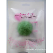 Hottest Cellulose Facial Cleanser Green Tea 100% Natural Konjac Sponge Facial Puff Face Cleansing Sponge